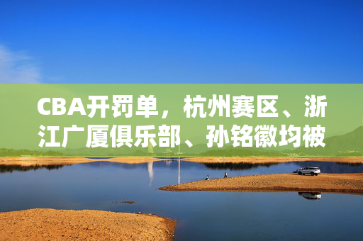 CBA开罚单，杭州赛区、浙江广厦俱乐部、孙铭徽均被罚