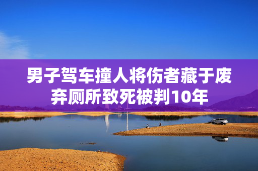 男子驾车撞人将伤者藏于废弃厕所致死被判10年