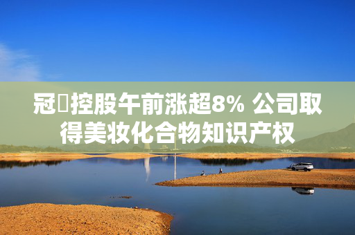 冠轈控股午前涨超8% 公司取得美妆化合物知识产权