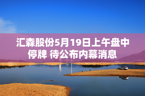 汇森股份5月19日上午盘中停牌 待公布内幕消息