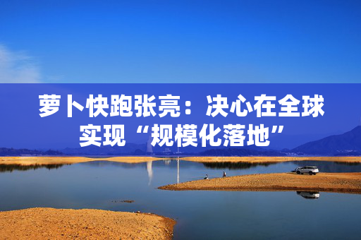 萝卜快跑张亮：决心在全球实现“规模化落地”