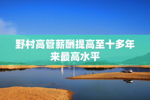 野村高管薪酬提高至十多年来最高水平