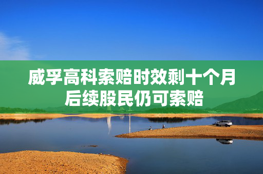 威孚高科索赔时效剩十个月 后续股民仍可索赔