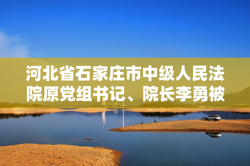 河北省石家庄市中级人民法院原党组书记、院长李勇被开除党籍和公职