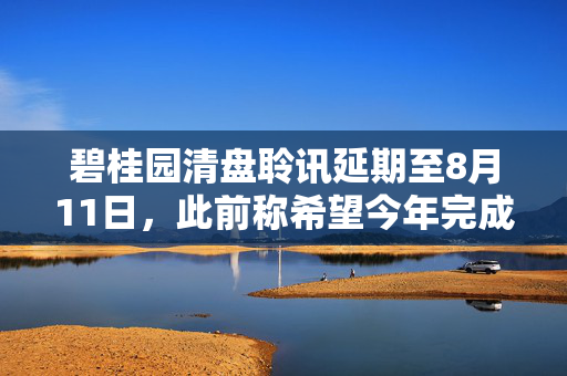 碧桂园清盘聆讯延期至8月11日，此前称希望今年完成境外债重组