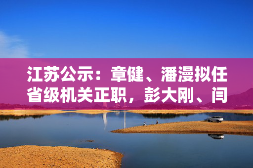 江苏公示：章健、潘漫拟任省级机关正职，彭大刚、闫辉拟任设区市委常委