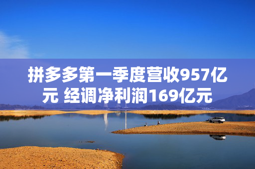 拼多多第一季度营收957亿元 经调净利润169亿元