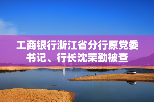工商银行浙江省分行原党委书记、行长沈荣勤被查