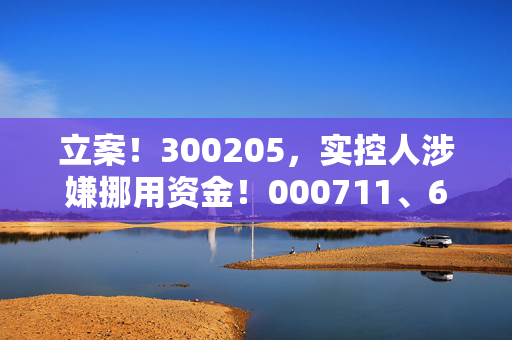 立案！300205，实控人涉嫌挪用资金！000711、603377，涉嫌信披违法违规！