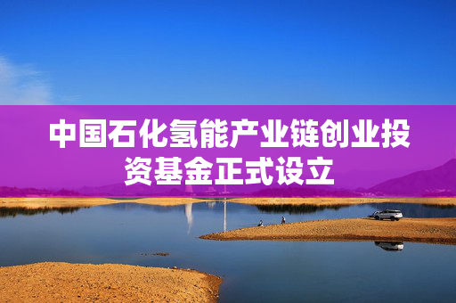 中国石化氢能产业链创业投资基金正式设立