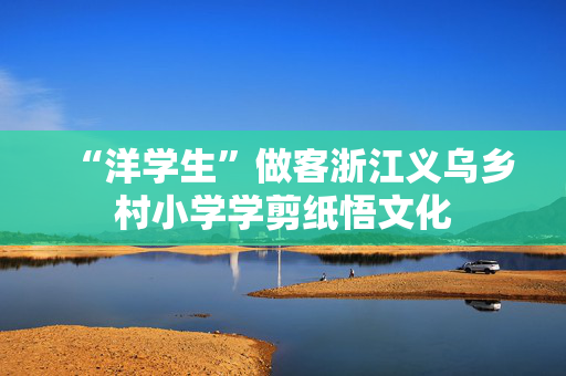 “洋学生”做客浙江义乌乡村小学学剪纸悟文化