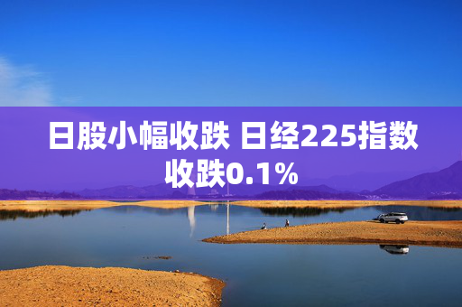 日股小幅收跌 日经225指数收跌0.1%