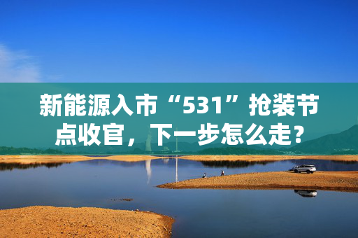 新能源入市“531”抢装节点收官，下一步怎么走？