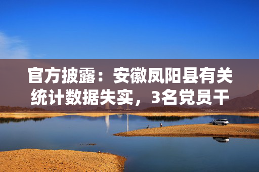 官方披露：安徽凤阳县有关统计数据失实，3名党员干部被处理