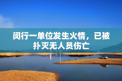 闵行一单位发生火情，已被扑灭无人员伤亡
