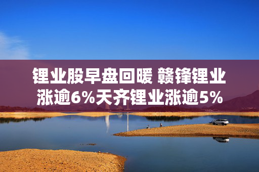 锂业股早盘回暖 赣锋锂业涨逾6%天齐锂业涨逾5%