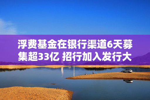 浮费基金在银行渠道6天募集超33亿 招行加入发行大战