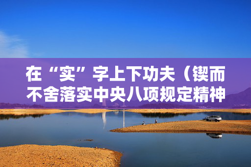 在“实”字上下功夫（锲而不舍落实中央八项规定精神）