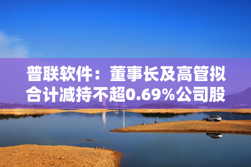 普联软件：董事长及高管拟合计减持不超0.69%公司股份