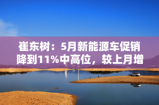 崔东树：5月新能源车促销降到11%中高位，较上月增长1.6个百分点