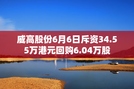 威高股份6月6日斥资34.55万港元回购6.04万股