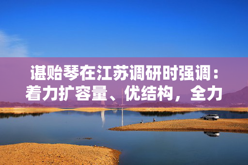 谌贻琴在江苏调研时强调：着力扩容量、优结构，全力促进高质量充分就业