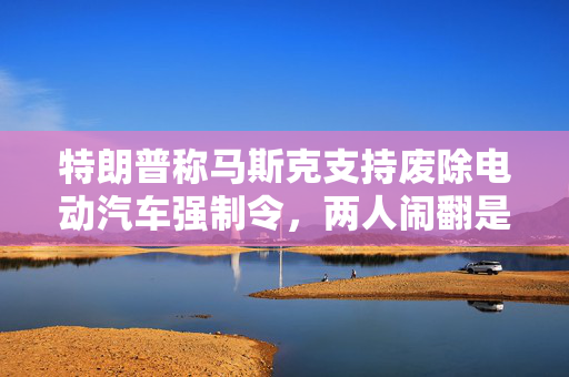 特朗普称马斯克支持废除电动汽车强制令，两人闹翻是因为其他事情