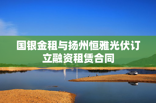国银金租与扬州恒雅光伏订立融资租赁合同