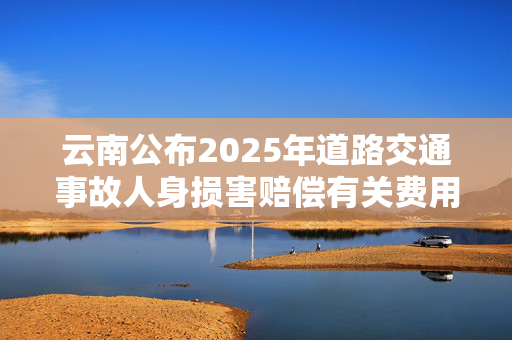 云南公布2025年道路交通事故人身损害赔偿有关费用计算标准