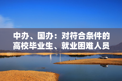 中办、国办：对符合条件的高校毕业生、就业困难人员等予以社会保险补贴