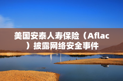 美国安泰人寿保险（Aflac）披露网络安全事件