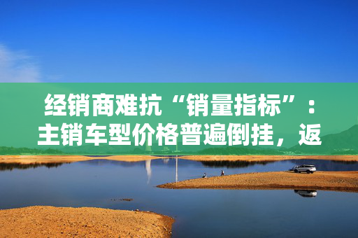 经销商难抗“销量指标”：主销车型价格普遍倒挂，返利兑现账期并非核心问题