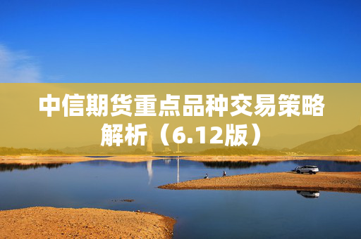 中信期货重点品种交易策略解析（6.12版）