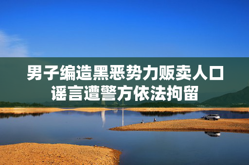 男子编造黑恶势力贩卖人口谣言遭警方依法拘留