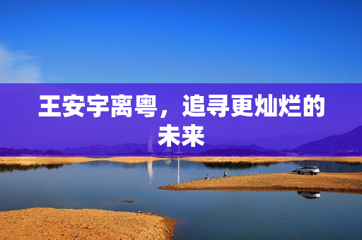 王安宇离粤，追寻更灿烂的未来
