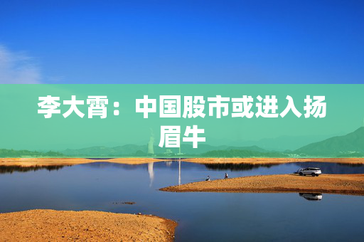 李大霄：中国股市或进入扬眉牛