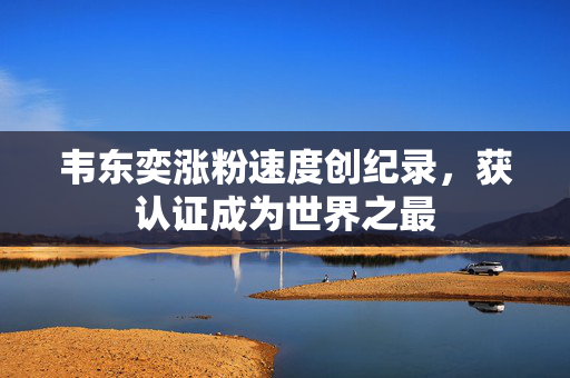 韦东奕涨粉速度创纪录，获认证成为世界之最