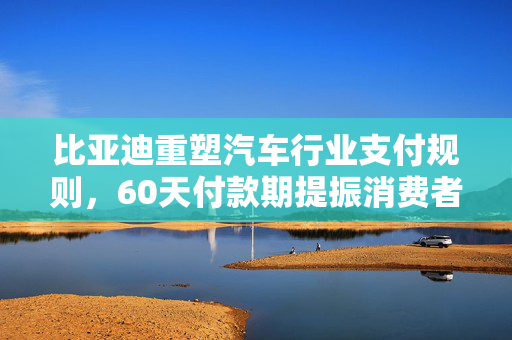 比亚迪重塑汽车行业支付规则，60天付款期提振消费者信心