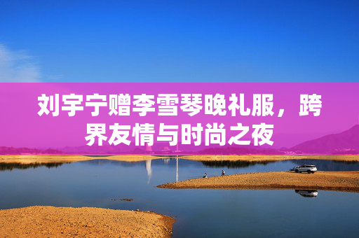 刘宇宁赠李雪琴晚礼服，跨界友情与时尚之夜