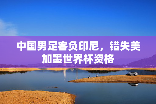 中国男足客负印尼，错失美加墨世界杯资格