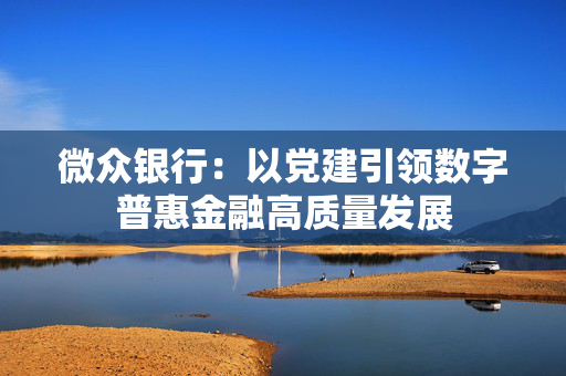 微众银行：以党建引领数字普惠金融高质量发展