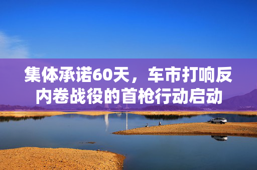 集体承诺60天，车市打响反内卷战役的首枪行动启动