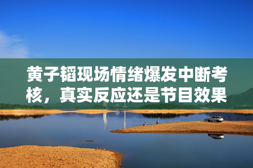 黄子韬现场情绪爆发中断考核，真实反应还是节目效果？