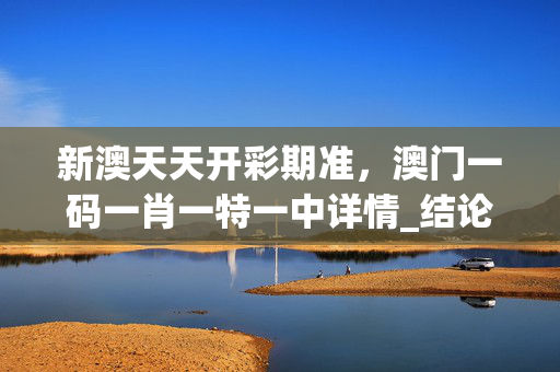 新澳天天开彩期准，澳门一码一肖一特一中详情_结论释义解释落实_网页版v003.953