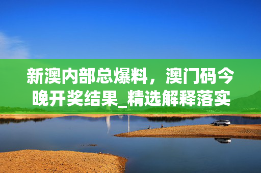 新澳内部总爆料，澳门码今晚开奖结果_精选解释落实将深度解析_手机版003.682
