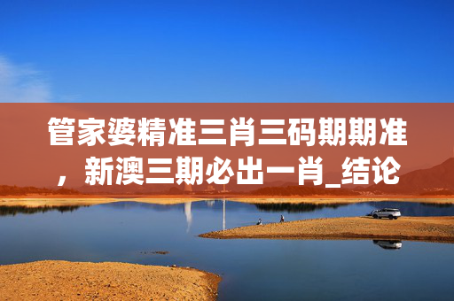 管家婆精准三肖三码期期准，新澳三期必出一肖_结论释义解释落实_主页版v093.969
